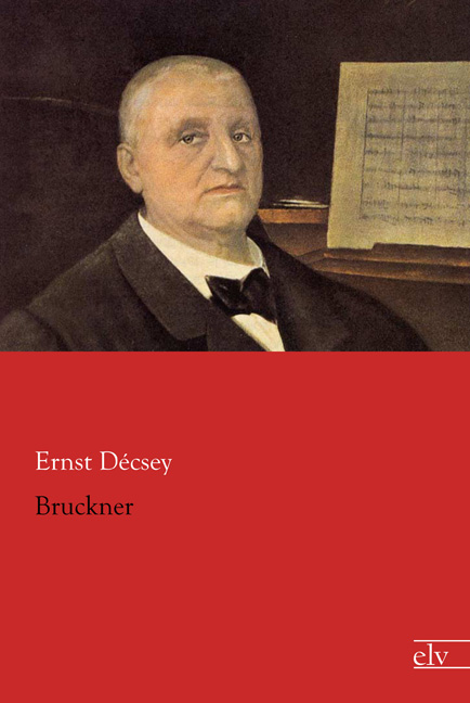 Cover des Titels Bruckner von Décsey Ernst