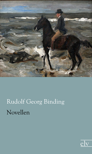 Cover des Titels Novellen von Binding Rudolf Georg