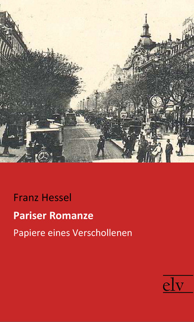 Cover des Titels Pariser Romanze von Hessel Franz